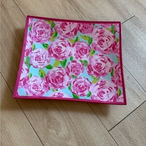 Lilly Pulitzer Glass Catchall Tray